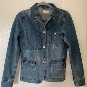 Ines De La Fressange X Uniqlo Collab Jean Jacket